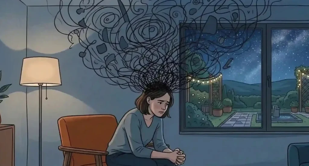 Representación en psicología de paciente con asnsiedad